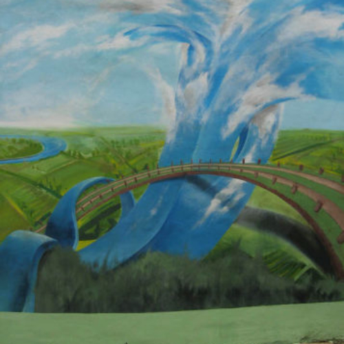 Mural art alegorie vody, Labart